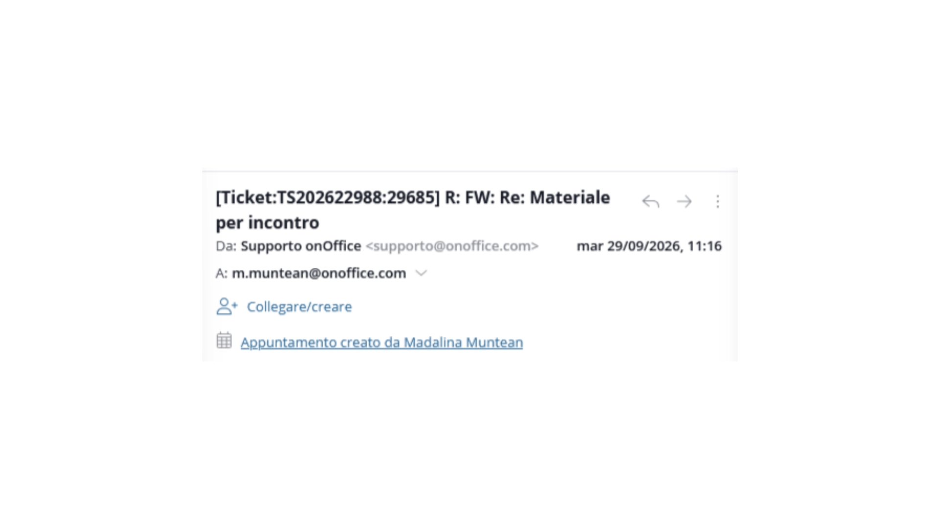 Link all'appuntamento nella conferma Email di onOffice
