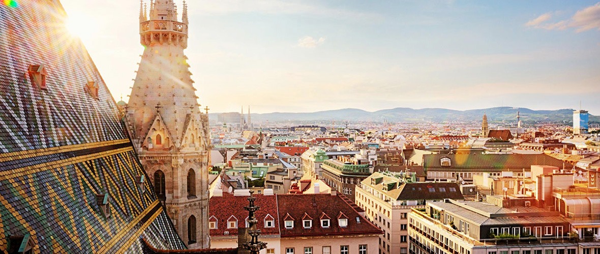 Vista sulla città di Vienna